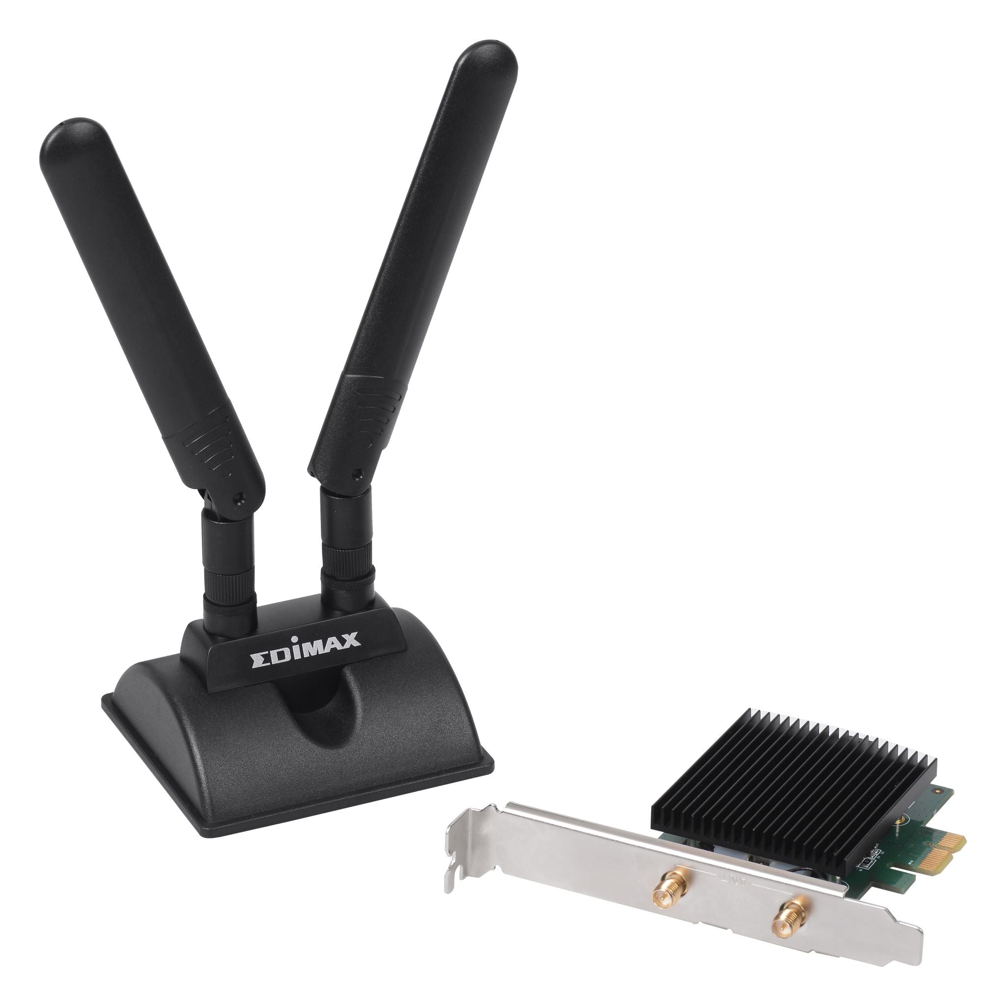 Edimax AX3000 Wi-Fi 6 Dualband 802.11ax & Bluetooth 5.0 PCI-Express-Adapter Edimax AX3000 Wi-Fi 6 Dualband 802.11ax & Bluetooth 5.0 PCI-Express-Adapter